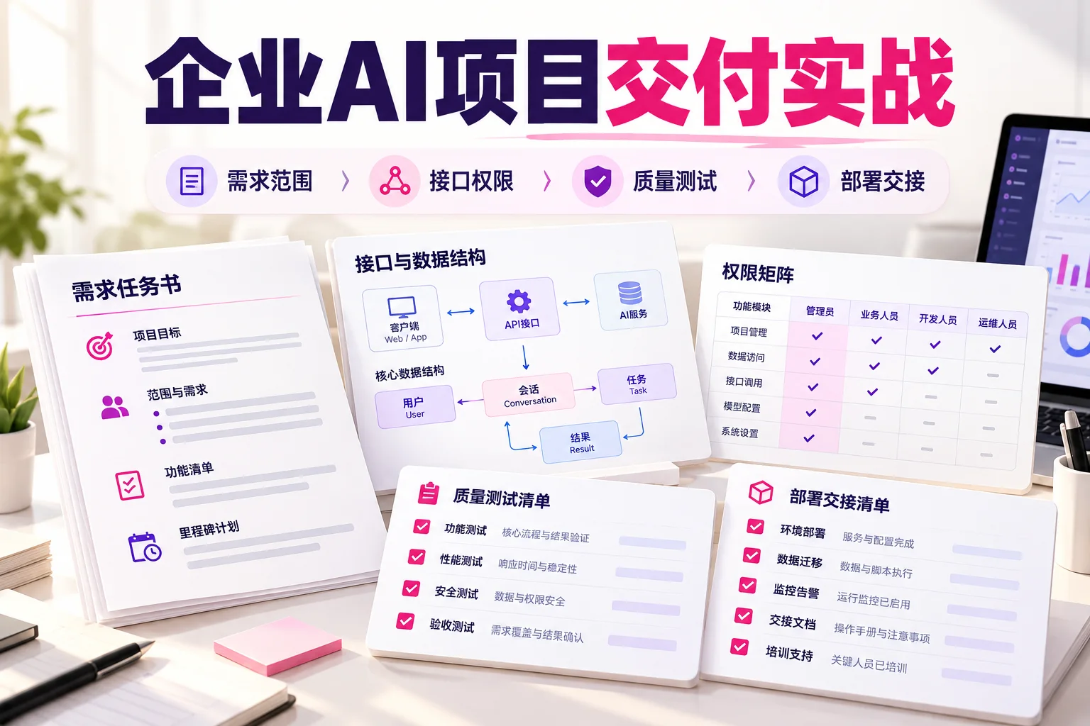 企业AI项目交付实战教学作品示意